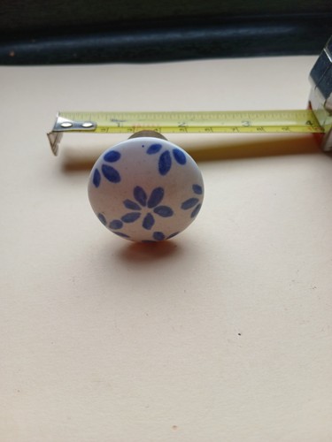 Blue and white - and,