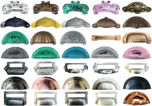 Iron shabby chic cup handles