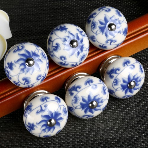 6pcs ceramic knobs drawer - ceramic,