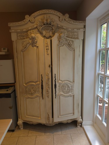 Armoire carved oak french - carved,