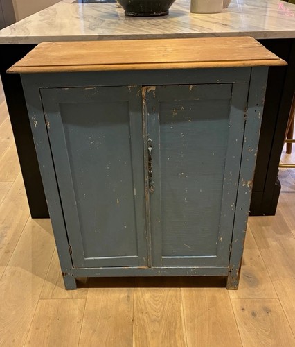 Rustic baby blue two - , door