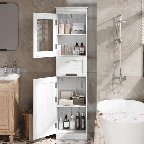 Tall shabby chic cabinet - chic,