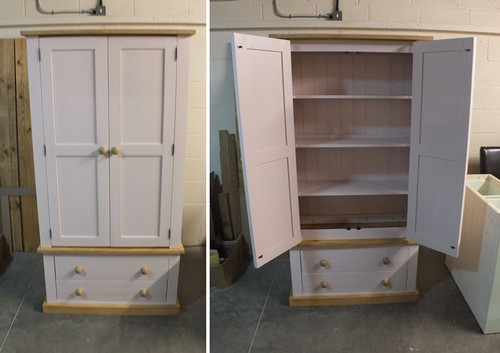 Shabby painted linen - shabby, cupboard