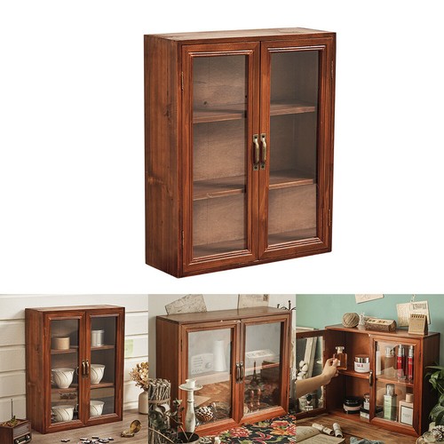 Wood storage unit cabinet - storage,