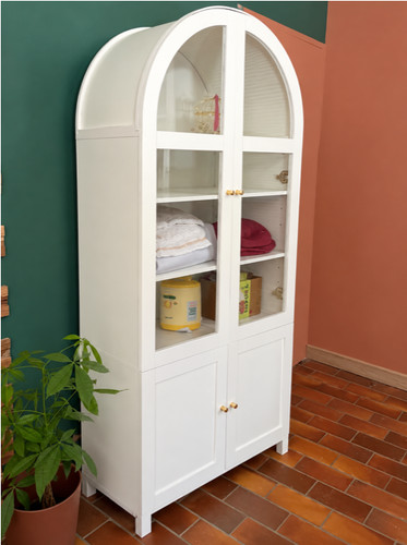 Tall display cabinet shabby - tall,