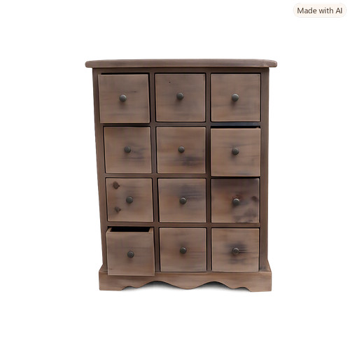 Wooden cupboard gisela - wooden,