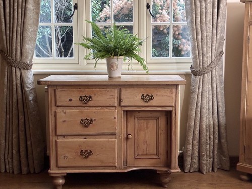 Victorian pine cabinet - victorian,