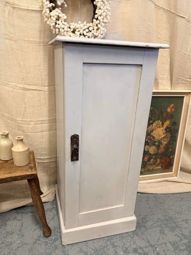 Antique victorian pine bedside - victorian,
