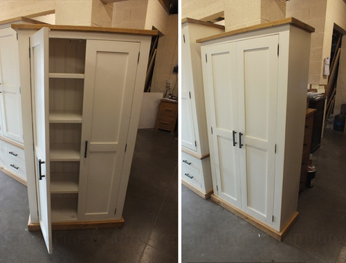Shabby painted linen - linen, cupboard